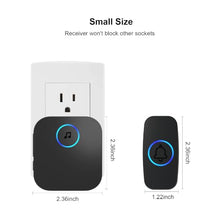 Load image into Gallery viewer, ELKRTG Wireless Doorbell - Waterproof, 8-Color Breathing Light & 2 Mute Modes