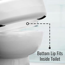 Load image into Gallery viewer, HealthSmart Enhanced Comfort 5" Raised (Round) Toilet Seat Risers for Seniors 5 Slip Resistant Pads