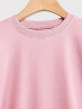 Load image into Gallery viewer, Sorry I'm Late I Saw A Dog Sweatshirt Women Funny Dog Lover Shirt Casual Crew Neck Long Sleeve Pullovers Lightweight Pink