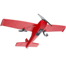 Load image into Gallery viewer, RC Airplane, 2.4GHz 2 Channel Remote Control Aircraft with 6-Axis Gyro Stabilizer, Ready to Fly Aircraft Toy with 2 Batteries, Red