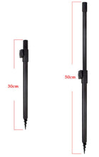 Load image into Gallery viewer, NP Fishing Bite Indicators Kits, 3 Wireless Fishing LED Alarm Alert & 3 Extending Aluminum Alloy Fishing Bankstick & Padded Fishing Tool Bag, Fishing Bite Alarm Set