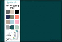 Load image into Gallery viewer, Dog Food Mat - 28x18 Raised Edges Dogs Mat for Food and Water Prevent Spill, Waterproof Cat Food Mats Protect Floors, Easy Clean Dog Bowl Mats for Food and Water, Silicone Pet Feeding Placemats