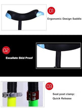 Load image into Gallery viewer, Single Wheel Unicycles Excellent Unicycles Balance Bike for Kids/Boys/Girls, 16"/18"/ 20" / 24",Leakproof Tire, Adjustable Height Unicycle, (24 Inch Wheel)
