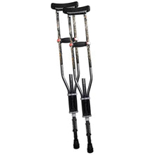 Load image into Gallery viewer, York Nordic - Spring Cushion Crutches Perfect for Sports Injuries and Travel - Heights 4'7" to 6'6" - Adjust Down to 22" for Travel