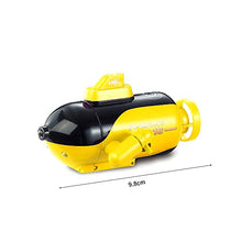 Load image into Gallery viewer, GoolRC Mini Remote Control Submarine, RC Submarine 4-Channel Remote Control Boat- Yellow
