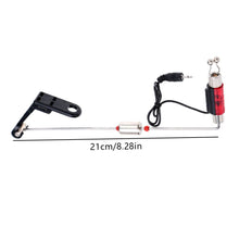 Load image into Gallery viewer, QCdeSoulBLV Bite Alarms Led, Carp Fishing Swingers Illuminated Bite Indicator Fishing Alarm Component with Hard Handle 4PCS, Swingers Indicator