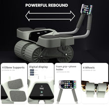 Load image into Gallery viewer, 2026 New 4-Wheel Abdominal Roller with Elbow Support : Latest Upgraded High-Performance Exercise Machine
