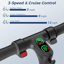 Load image into Gallery viewer, isinwheel S2&S7 Electric Scooter for Kids,150W/250W Foldable(only S7) and 3 Adjustable Heights Kids Electric Scooter with Dual Brake, LED Display, Gift for Kid (Dark Black)