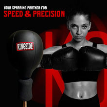 Load image into Gallery viewer, Ringside Fitness Reflex Bag, Dipped Foam Top, Ideal for Boxing, MMA, Muay Thai, and More, Punching Bag Stand with Plastic Base and Chrome Spring, Adjustable Height, 49"–69"