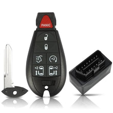 Load image into Gallery viewer, Key fob, Keyless Entry Remote Key Fob Replacement Tool Kit for Chrysler Town and Country Dodge Caravan 2008-2016, 7bottons M3N5WY783X, IYZ-C01C