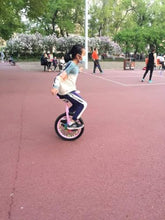Load image into Gallery viewer, Single Wheel Unicycles 12" Kids Small Unicycle ,One Wheel Bike with Anti-Skid Alloy Rim and Pedal Adjustable Height, Pink