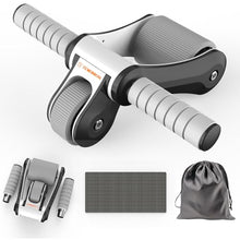 Load image into Gallery viewer, Portable Ab Roller Wheel with Knee Pad & Storage Bag, Foldable Design Quiet Wheels