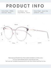 Load image into Gallery viewer, DOERAYMI Blue Light Blocking Glasses for Women - 90% Blue Ray Filter HD Lens with Durable Metal Hinges - Stylish Lightweight Computer Gaming Glasses for Eye Strain & UV400