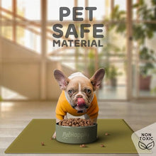 Load image into Gallery viewer, Dog Food Mat - 24x15 Raised Edges Dogs Mat for Food and Water Prevent Spill, Waterproof Cat Food Mats Protect Floors, Easy Clean Dog Bowl Mats for Food and Water, Silicone Pet Feeding Placemats