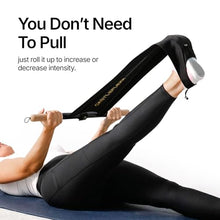 Load image into Gallery viewer, CastleFlexx Mobility and Full Body Strengthening Device | Non-Elastic Stretch Strap with Natural Premium Cork Handles for Stretching, Exercise, Physical Therapy, and Yoga
