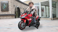 Load image into Gallery viewer, Electric Ride-On Motorcycle for Kids with 12V Motor, Training Wheels