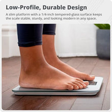 Load image into Gallery viewer, Greater Goods AccuCheck Digital Scale for Body Weight - Accurate Digital Bathroom Scale with High-Precision Sensors, Large Easy-to-Read Backlit Display, 400 lb Capacity, Auto Step-On (Gray)