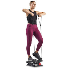 Load image into Gallery viewer, Sunny Health & Fitness Total Body Smart 2-in-1 Stepper Machine, Non-Slip Pedals with Smart SunnyFit App - SF-S0978Smart