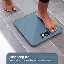 Load image into Gallery viewer, Greater Goods AccuCheck Digital Scale for Body Weight - Accurate Digital Bathroom Scale with High-Precision Sensors, Large Easy-to-Read Backlit Display, 400 lb Capacity, Auto Step-On (Stone Blue)