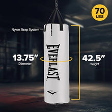 Load image into Gallery viewer, Everlast Elite 2 Heavy Bag (White | 70 lb)