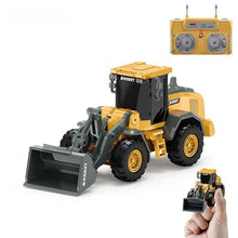 Load image into Gallery viewer, BRRRRT 1/64 RC Bulldozer Toy,Full Proportion RC Construction Vehicles Supports Pushing-Lifting-Moving (Bulldozer).