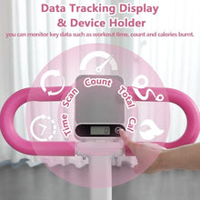Load image into Gallery viewer, Stair Stepper for Home - Vertical Climber Workout Machine with Stable Frame, Adjustable Handlebar for Full-Body Exercise (Pink)
