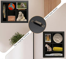 Load image into Gallery viewer, Sofunii 12x16 Inch Solid Wood Pet Memorial Shadow Box Frame with Shelves