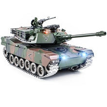 Load image into Gallery viewer, Supdex 1:18 RC Tank, 2.4G US M1A2 Metal Alloy Metal US M26 Remote Control Tank That Shoot BBS Model Toys