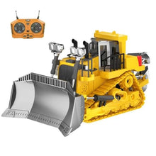 Load image into Gallery viewer, ADTHLIER Remote-Controlled Bulldozer, a 9-Channel Toy Bulldozer