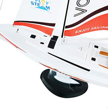Load image into Gallery viewer, PLAYSTEAM Voyager 280 RC Controlled Wind Powered Sailboat in Red - 17.5" Tall