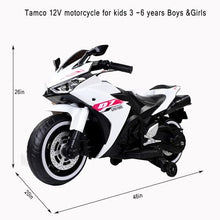 Load image into Gallery viewer, Children's Electric Motorcycle - 12V Electric Motorcycle, Manual Throttle, LED Wheel hub, Music Function,
