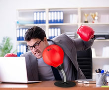 Load image into Gallery viewer, Tech Tools Stress Buster Desktop Punching Bag - Suctions to Your Desk, Heavy Duty Stress Relief Ball, Funny Office Gifts for Boss or Coworker Men and Women