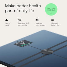 Load image into Gallery viewer, WITHINGS Body Comp - Scale for Body Weight and Complete Body Analysis, Wi-Fi & Bluetooth, Baby Digital Scale, Accurate Visceral Fat, Heart Health, Scales Compatible with Apple