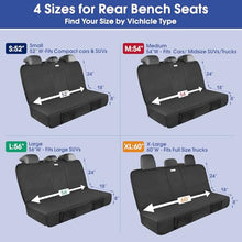 Load image into Gallery viewer, ALLANSING Upgraded 900D Heavy Duty Dog Back Bench Seat Cover for Large SUVs, Car Seat Protector, Seatbelt & Armrest Compatible, Waterproof & Non‑Slip for Dogs & Kids