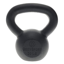 Load image into Gallery viewer, Body Sport Cast Iron Kettlebell, 35 lb. – Strength & Core Training Equipment