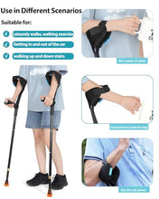 Load image into Gallery viewer, Forearm Crutches for Adults Have Elastic Crutches Padding for The Elbow+Hand Padding