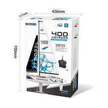 Load image into Gallery viewer, PLAYSTEM Voyager 400 RC Controlled Wind Powered Sailboat in Red - 26" Tall