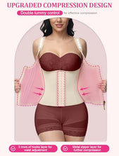 Load image into Gallery viewer, SHAPSHE Waist Trainer for Women, Tummy Control Sports Girdle, Beige-classic (Small)