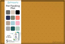 Load image into Gallery viewer, Dog Food Mat - 24x15 Raised Edges Dogs Mat for Food and Water Prevent Spill, Waterproof Cat Food Mats Protect Floors, Easy Clean Dog Bowl Mats for Food and Water, Silicone Pet Feeding Placemats