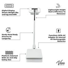 Load image into Gallery viewer, VivaComfort Digital Medical Scale for Body Weight, 660 LBs Weight Capacity