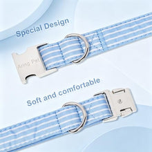 Load image into Gallery viewer, ARING PET Boy Dog Collar for Puppy Small Medium Large Dogs-Blue Stripe XS