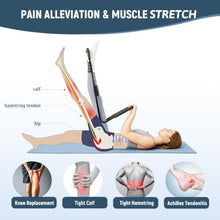 Load image into Gallery viewer, PressLoo Hamstring Stretcher for Knee Extension & Pain Relief, Adjustable Low Back, Calf, Leg & Hip Stretching Device for Flexibility, ACL MCL Surgery Recovery Physical Therapy & Rehab Equipment