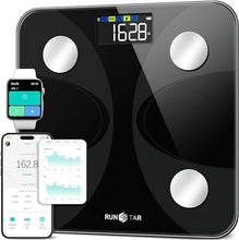 Load image into Gallery viewer, Scale for Body Weight and Fat Percentage, RunSTAR Digital Accurate Bathroom Smart Scale with Large Display, FSA&HSA Eligible 13 Body Composition Analyzer Sync App