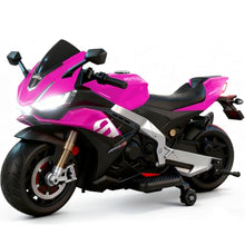 Load image into Gallery viewer, Eletric Ride on Motorcycle for Boys 3-6, Brushless Motor,Kids Electirc Bikes,Aprilia Licensed