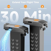 Load image into Gallery viewer, Drones with Camera for Adults 4K, Brushless Motor FPV Foldable Mini RC Drone for Kids Beginners, One-Touch Takeoff, 5G WiFi, Auto Hover