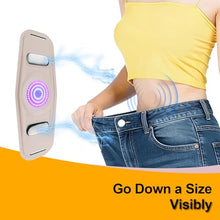 Load image into Gallery viewer, Ab Toning Belt, Abdominal Massager Belt with Shaping & Heating Functions, Abs Sculptor Daily Training for Home Office Fitness Exercise Men Women Unisex (Beige)