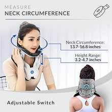Load image into Gallery viewer, Neck Traction Device by Air Collar - Neck Stretcher - Cervical Traction Device - Neck & Shoulder Pain Relief - Stretcher Collar for Improved Spine Alignment - (2nd Gen - Manual) - See Size Chart*