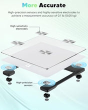 Load image into Gallery viewer, arboleaf Scale for Body Weight, 8-Electrode Smart Scale with BMI, Body Fat, Muscle Mass, Full Body Composition Analyzer, High Precision Digital Bathroom Scale