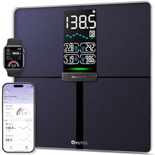 Load image into Gallery viewer, Ovutek Professional Smart Scale for Body Weight, BMI, Body Fat, Muscle Mass, Highly Accurate Body Composition Weighing Machine, Bathroom Digital Scale Large Display Sync with Fitness App, 450lb
