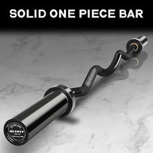 Load image into Gallery viewer, RitFit 2 Inch EZ Curl Bar with Weights, 350LBS Weight Capacity Olympic Curl Barbell